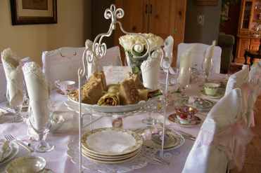 Tea Table with Harvest Chicken Tea Sandwiches