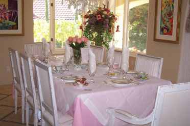 Elegant Birthday Tea Table