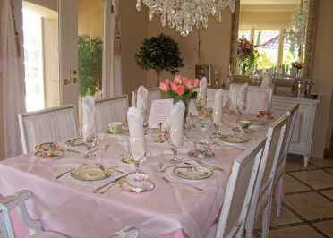 The Table Awaits for Guests to Arrive